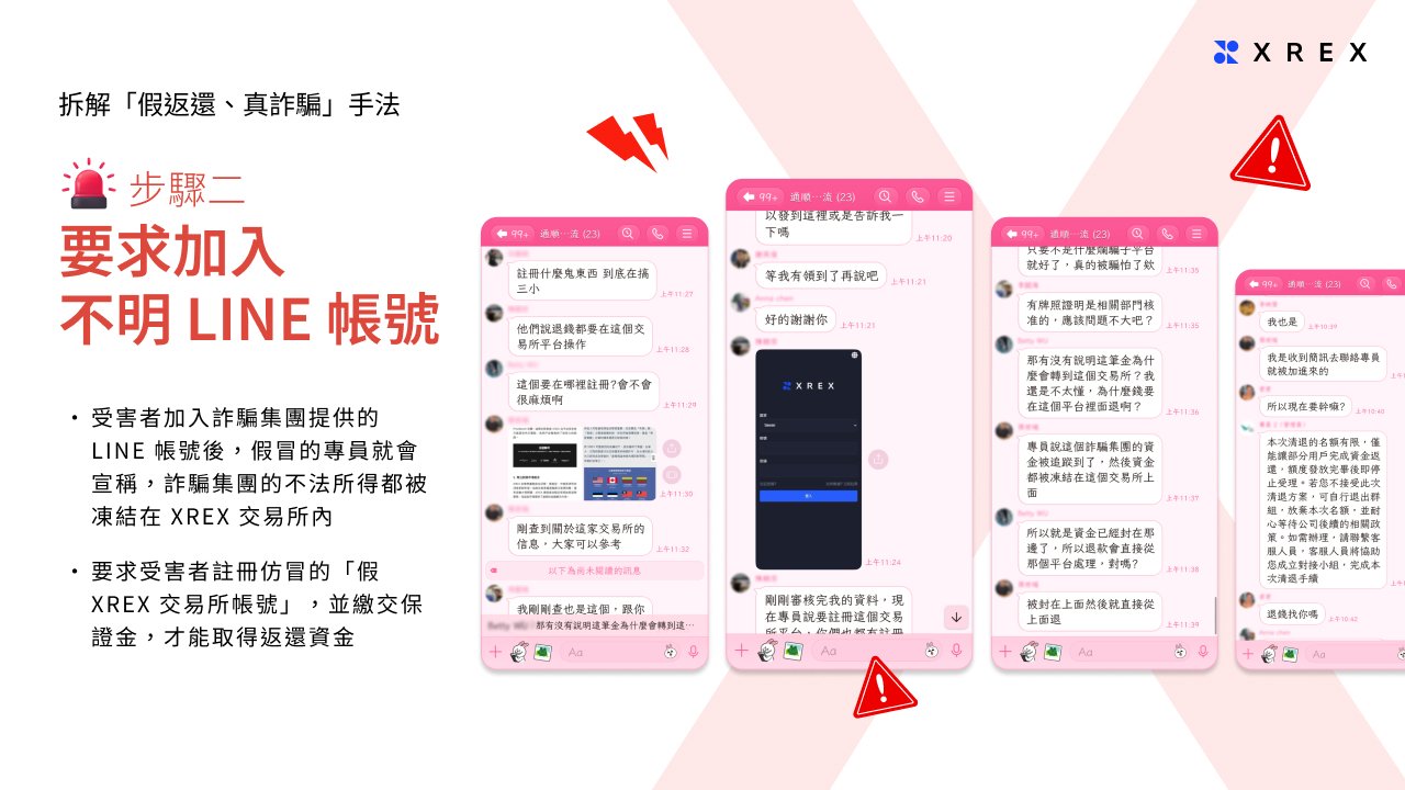 公告】警惕「假返還、真詐騙」！慎防不法集團冒用XREX 交易所名義行「二次詐騙」 - XREX