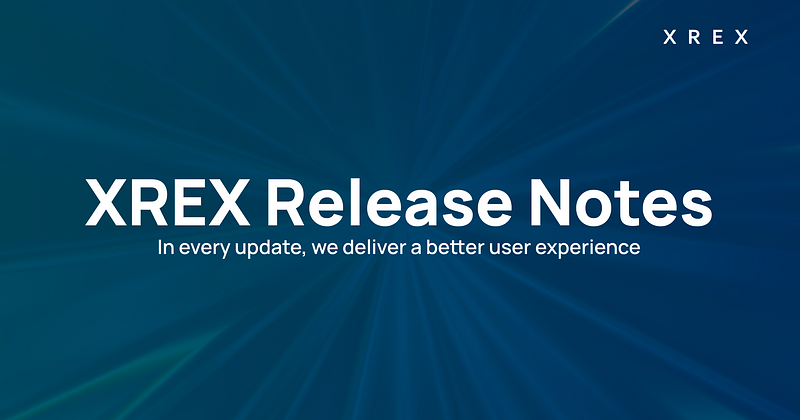 XREX Release Notes